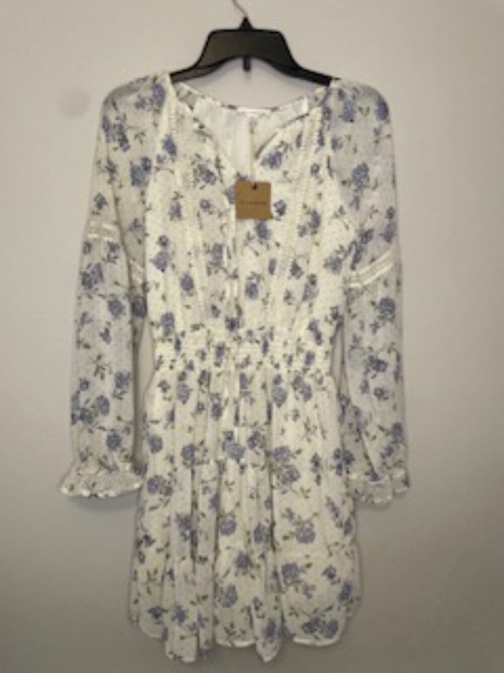 Blue Pepper floral dress size M - Picture 4 of 5